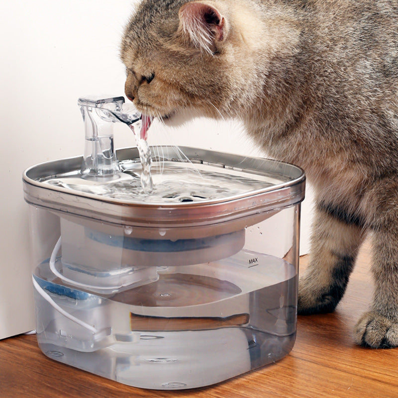 Smart Cat Water Fountain - Silent Circulation Filter 304 Stainless Steel