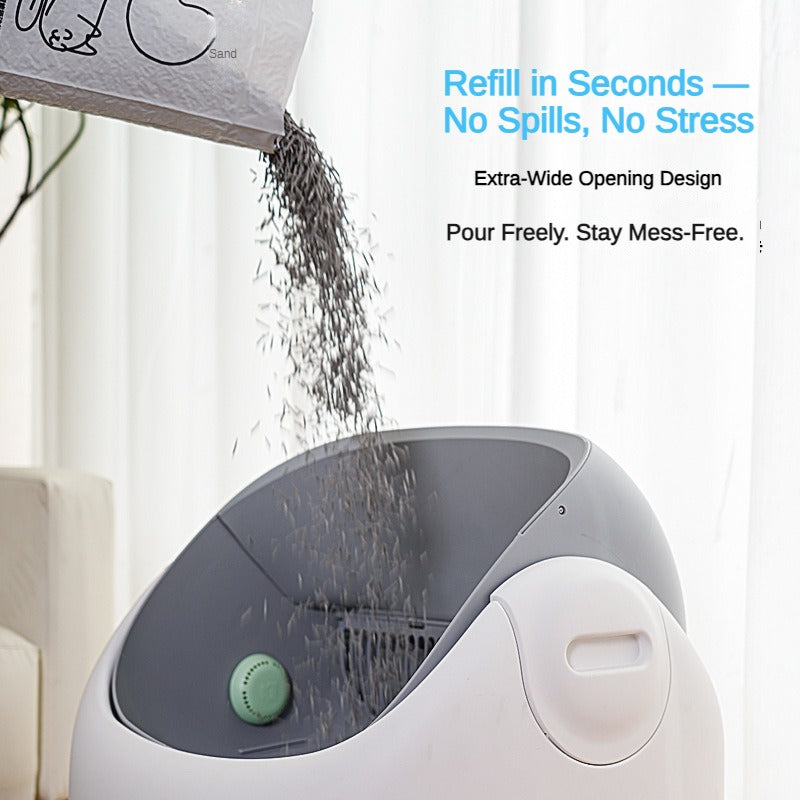 Smart Automatic Self-Cleaning Cat Litter Box - Extra Large with Odor Control
